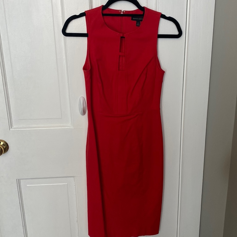 Red banana republic dress - size 0